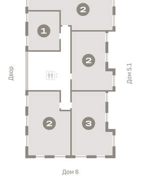 2-к квартира, вторичка, 122м2, 8/16 этаж