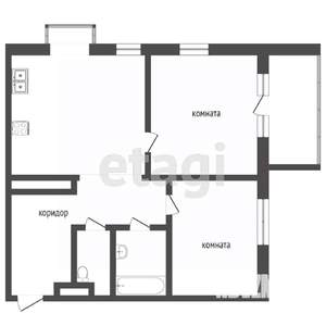 2-к квартира, вторичка, 65м2, 18/24 этаж