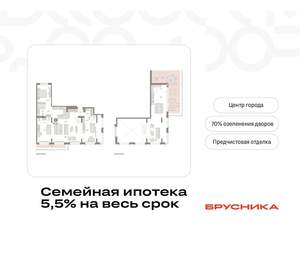 3-к квартира, вторичка, 222м2, 7/16 этаж