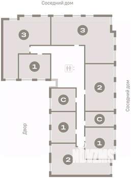1-к квартира, вторичка, 35м2, 6/9 этаж