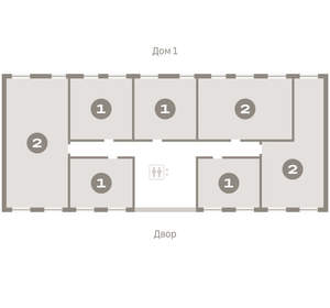 2-к квартира, вторичка, 63м2, 3/10 этаж