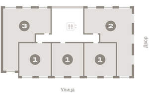 1-к квартира, вторичка, 47м2, 4/11 этаж