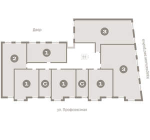 1-к квартира, вторичка, 57м2, 8/10 этаж