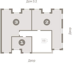 2-к квартира, вторичка, 91м2, 7/11 этаж