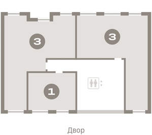 3-к квартира, вторичка, 83м2, 2/17 этаж