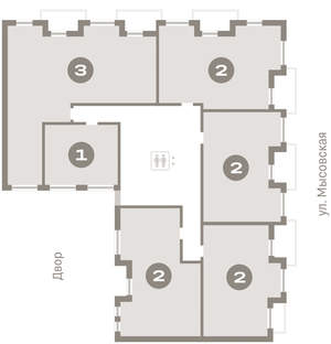 3-к квартира, вторичка, 121м2, 6/16 этаж