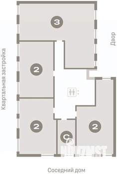 4-к квартира, вторичка, 124м2, 2/7 этаж
