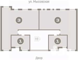 1-к квартира, вторичка, 33м2, 4/8 этаж