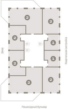 2-к квартира, вторичка, 174м2, 3/25 этаж