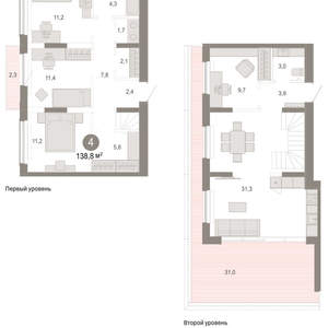 4-к квартира, вторичка, 139м2, 6/17 этаж