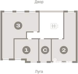 2-к квартира, вторичка, 63м2, 4/17 этаж