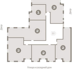 2-к квартира, вторичка, 73м2, 4/11 этаж