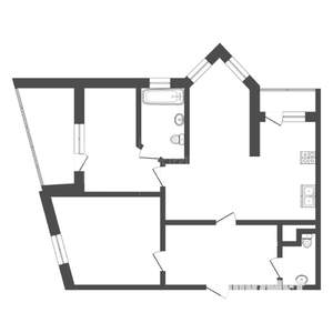 2-к квартира, вторичка, 94м2, 2/8 этаж