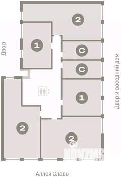 Студия квартира, вторичка, 23м2, 3/7 этаж