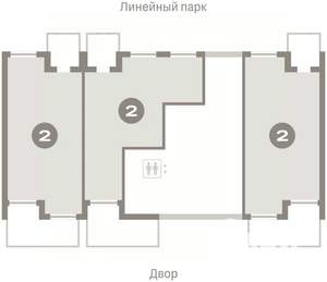 2-к квартира, вторичка, 95м2, 1/8 этаж