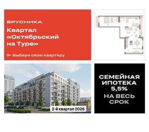 2-к квартира, вторичка, 94м2, 6/8 этаж