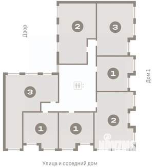 2-к квартира, вторичка, 65м2, 3/11 этаж