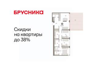 3-к квартира, вторичка, 132м2, 3/25 этаж