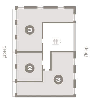 2-к квартира, вторичка, 86м2, 7/16 этаж