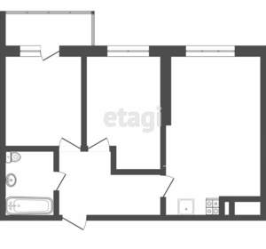2-к квартира, вторичка, 56м2, 15/19 этаж