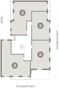 2-к квартира, вторичка, 91м2, 7/7 этаж