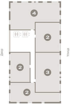 2-к квартира, вторичка, 62м2, 17/17 этаж