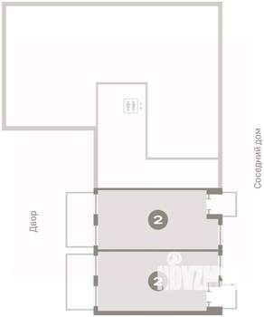 2-к квартира, вторичка, 107м2, 1/9 этаж