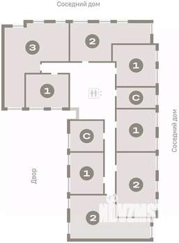 3-к квартира, вторичка, 86м2, 6/9 этаж