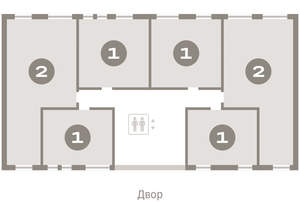 2-к квартира, вторичка, 70м2, 5/17 этаж