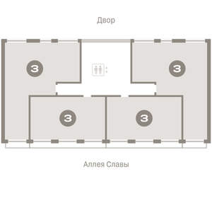 3-к квартира, вторичка, 129м2, 7/16 этаж