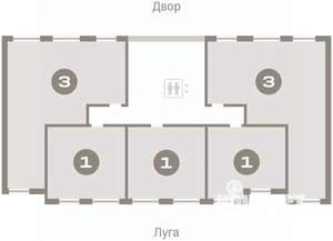 3-к квартира, вторичка, 82м2, 3/7 этаж