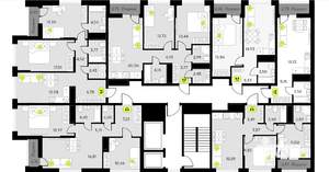 2-к квартира, вторичка, 65м2, 5/19 этаж
