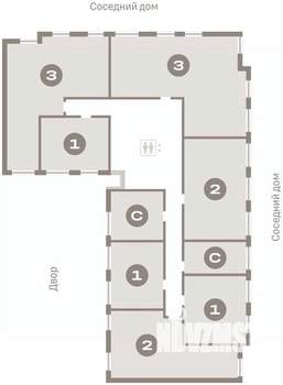 3-к квартира, вторичка, 83м2, 5/9 этаж