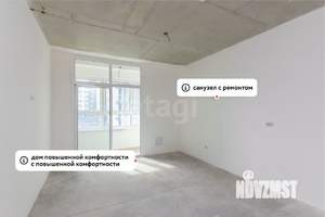 1-к квартира, вторичка, 45м2, 3/8 этаж