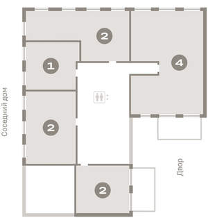 4-к квартира, вторичка, 153м2, 2/11 этаж