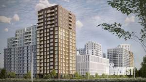 1-к квартира, сданный дом, 42м2, 3/14 этаж