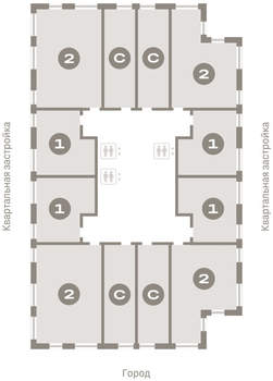1-к квартира, вторичка, 34м2, 9/25 этаж