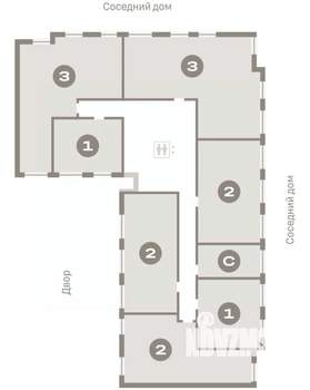 2-к квартира, вторичка, 61м2, 2/9 этаж