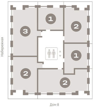 3-к квартира, вторичка, 104м2, 7/9 этаж