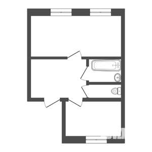 2-к квартира, вторичка, 67м2, 4/8 этаж