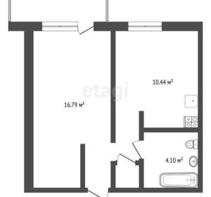 1-к квартира, вторичка, 36м2, 15/16 этаж
