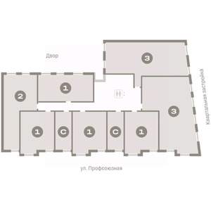 2-к квартира, вторичка, 71м2, 5/10 этаж