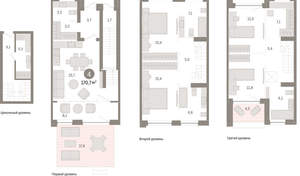 4-к квартира, вторичка, 171м2, 1/8 этаж