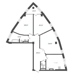 3-к квартира, вторичка, 118м2, 16/18 этаж