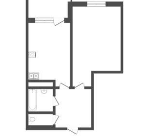 1-к квартира, вторичка, 42м2, 9/17 этаж