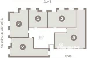 3-к квартира, вторичка, 88м2, 9/10 этаж