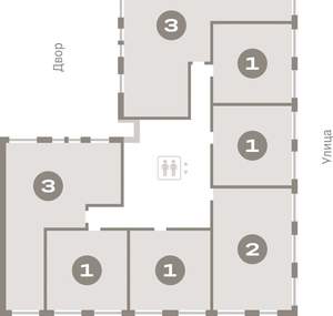 1-к квартира, вторичка, 40м2, 8/17 этаж