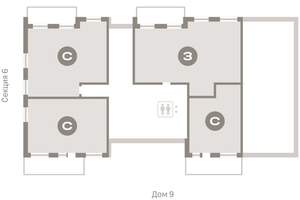 3-к квартира, вторичка, 127м2, 1/8 этаж