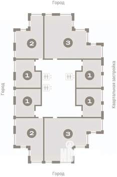 2-к квартира, вторичка, 54м2, 15/25 этаж