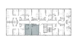 1-к квартира, строящийся дом, 38м2, 13/23 этаж